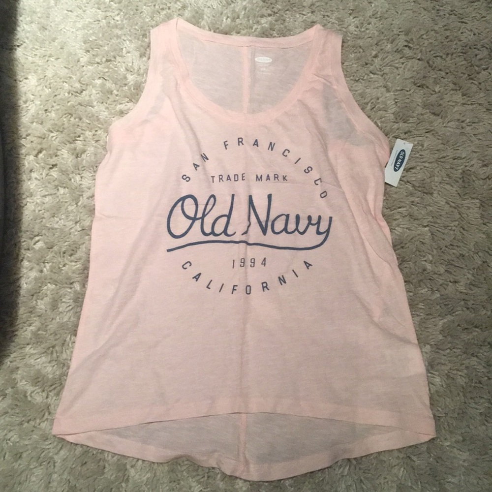 Pretty pink high low tank top💗